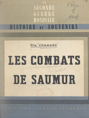 cover image of Les combats de Saumur, juin 1940
